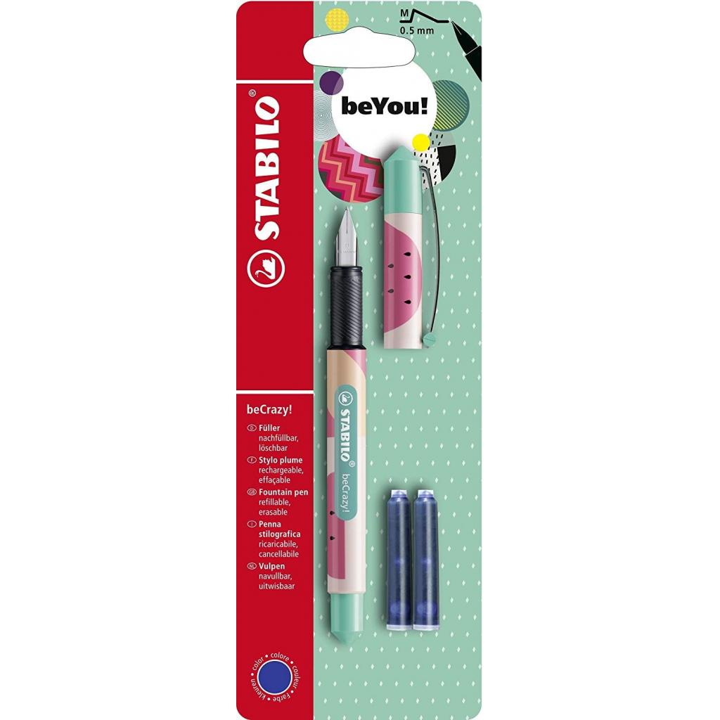 Stabilo beCrazy Fountain Pen 2 Refills Melon