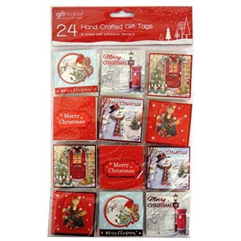 Giftmaker Collection Trad Handcrafted Tags - Pack of 24
