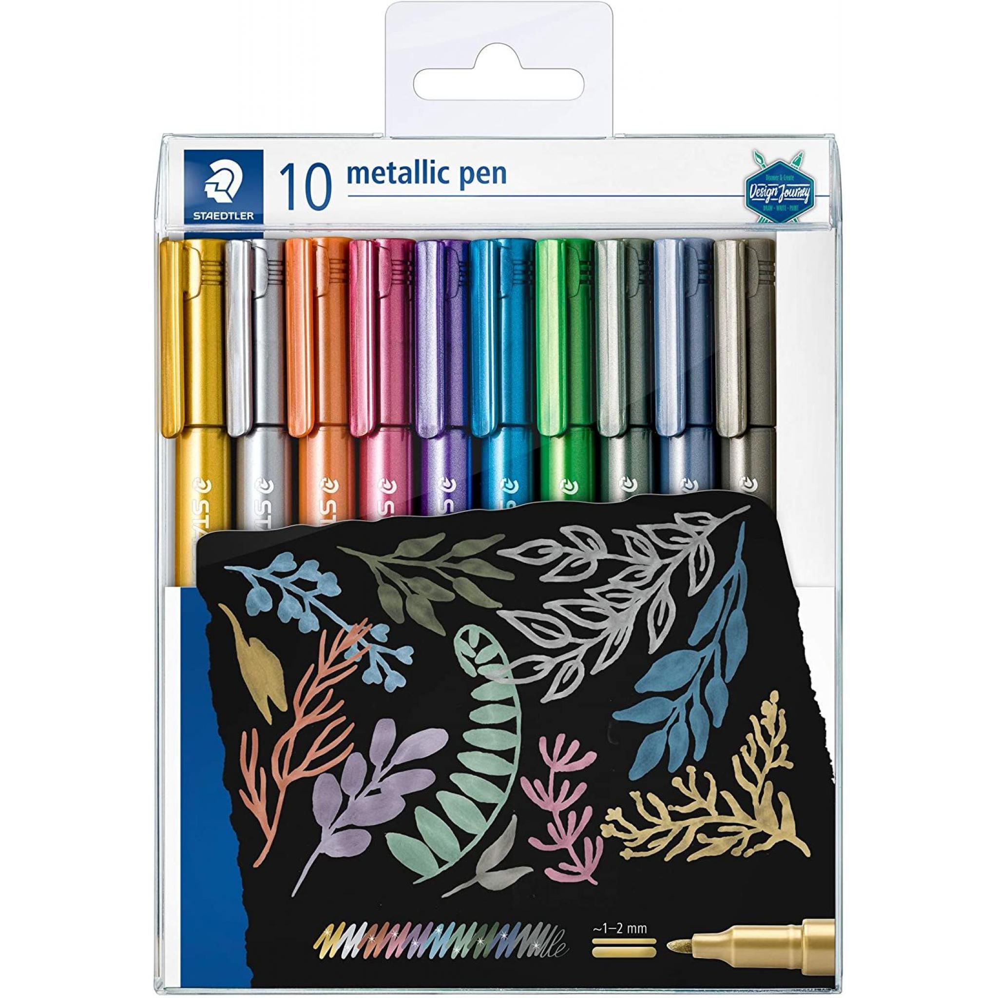 Staedtler Metallic Marker Pens - Pack of 10