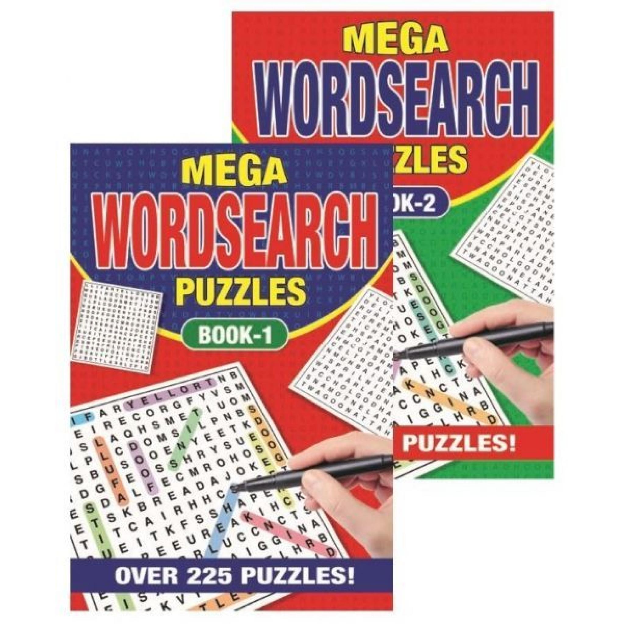 Squiggle A5 Mega Wordsearch Book Over 225 Puzzles - 1 Random Book