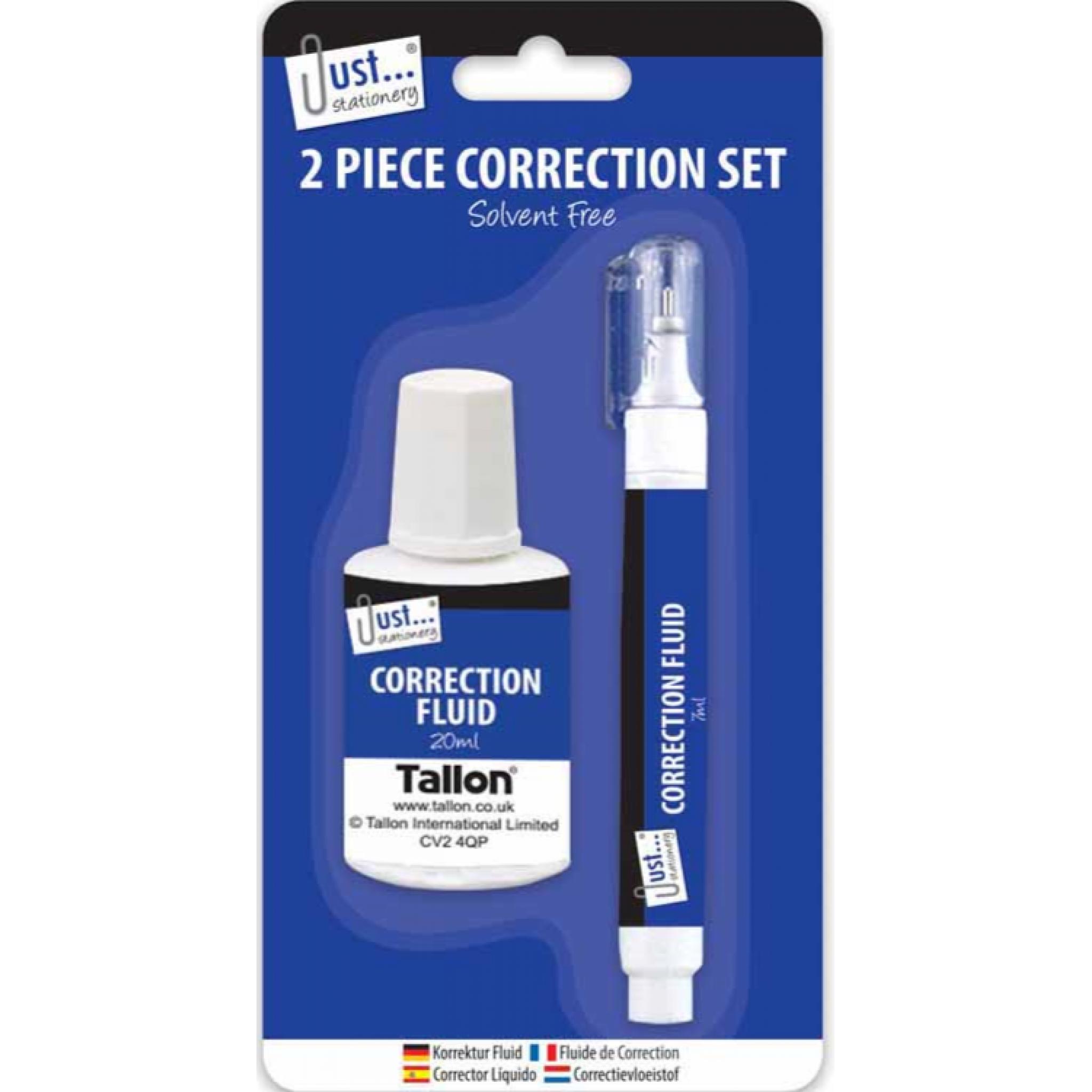 JS SolventFree Correction Fluid Set Pack of 2