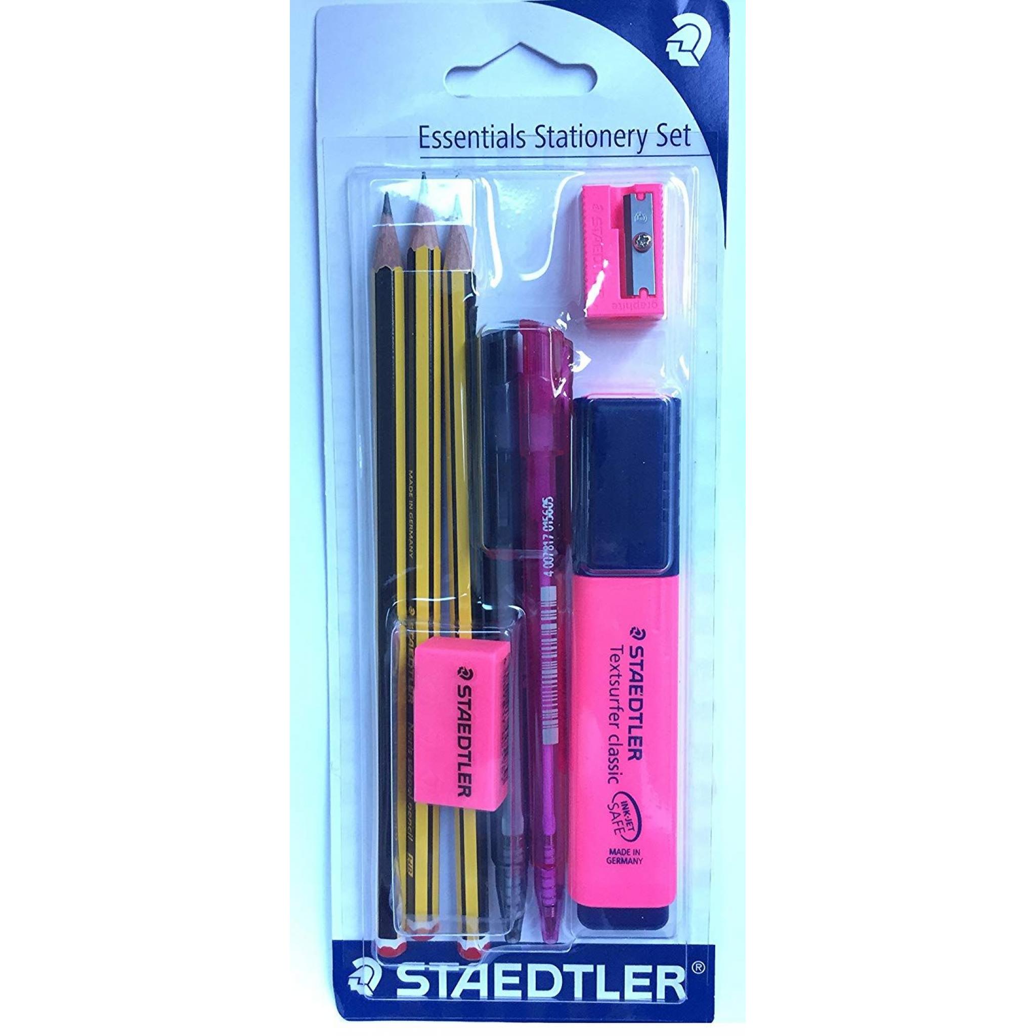 Staedtler Essentials Stationery Set Pink
