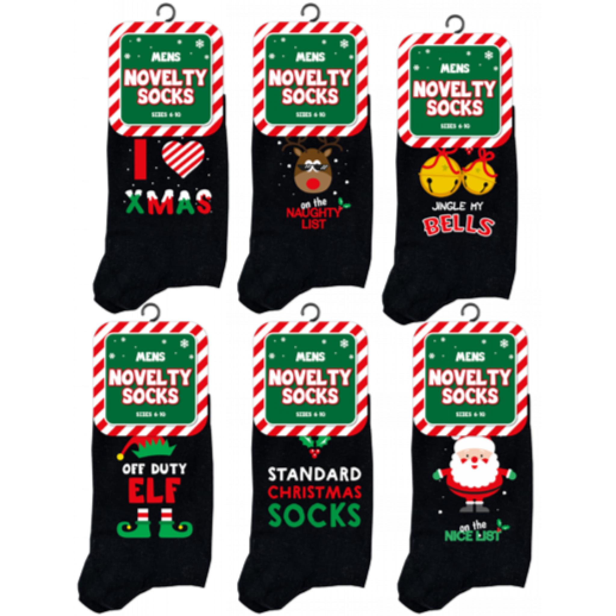 Mens Novelty Christmas Socks 