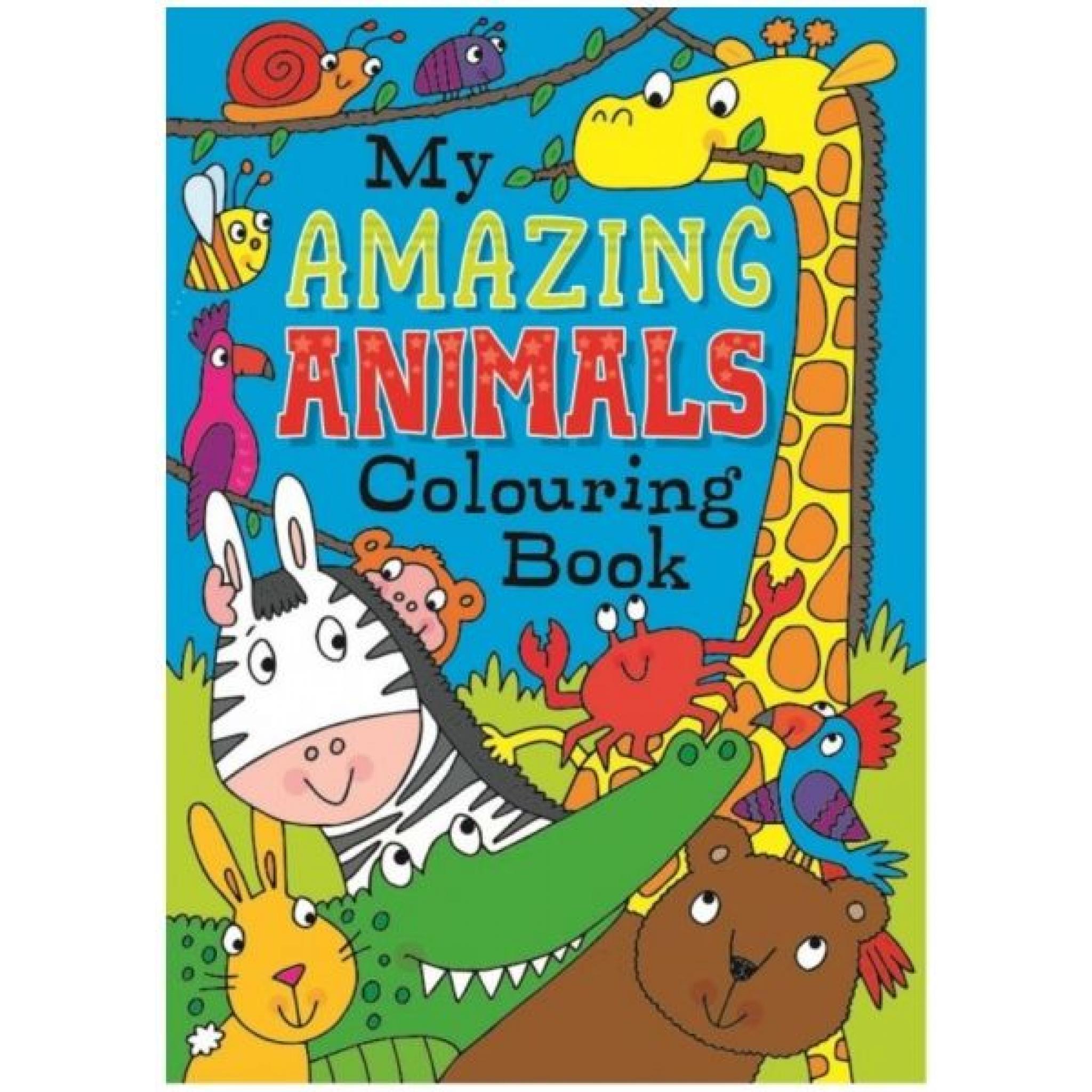 Squiggle A4 My Amazing Animals Colouring Book