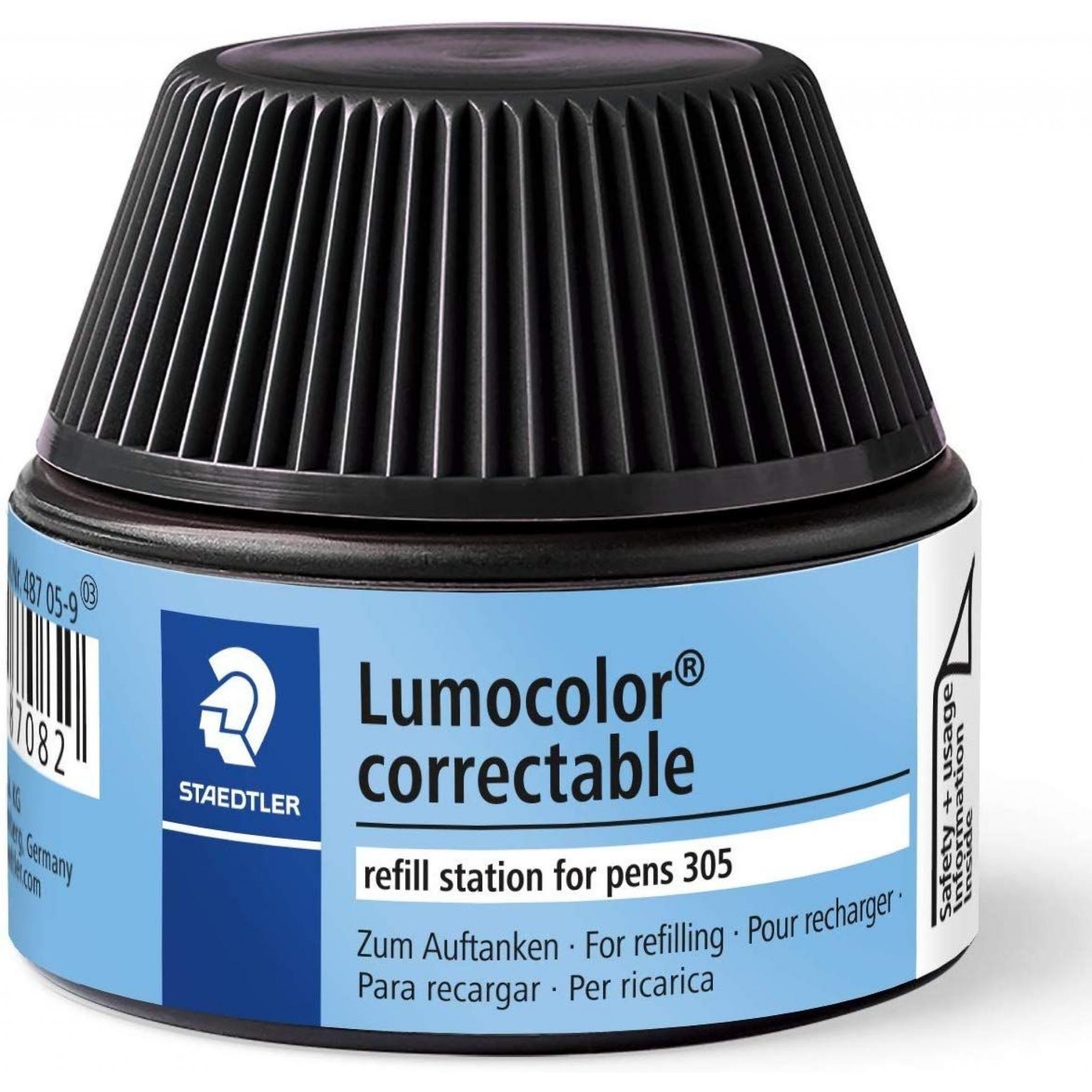 Staedtler Lumocolor Correctable Ink Refill Black