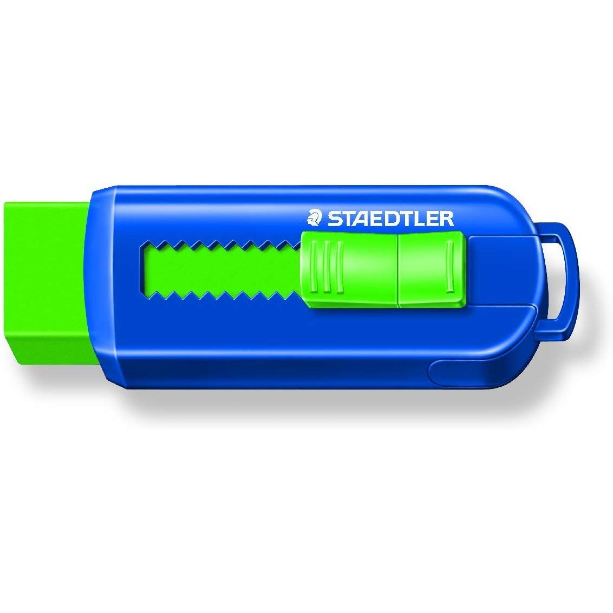 Staedtler PVC Free Sliding Eraser Assorted Colours Single