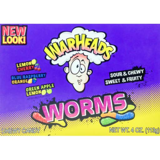 Warheads Worms Theatre Box 113g *BBE 05/22