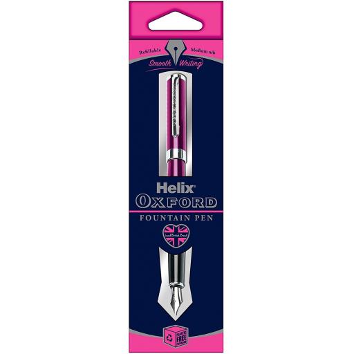 Helix Oxford Fountain Pen - Pink