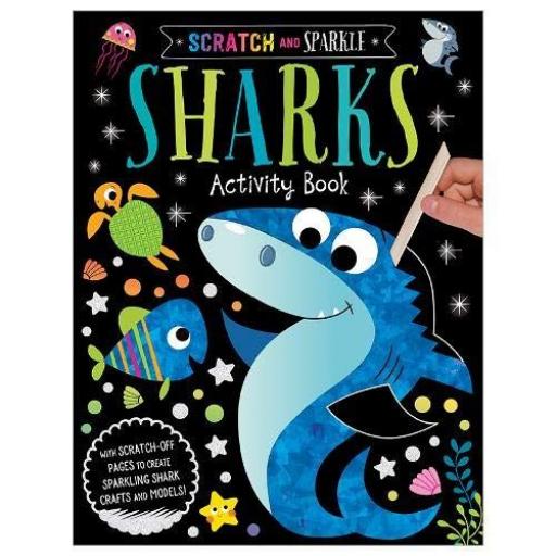 Scratch & Sparkle Activity Book - Sharks