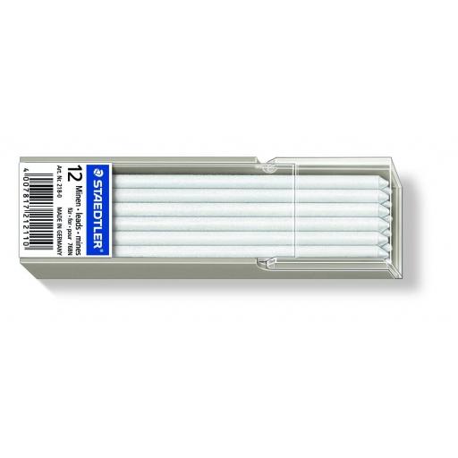 Staedtler Omnichrom Non-Permanent Leads White - Pack of 12