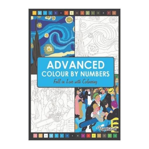 Squiggle A4 Advanced Colour by Numbers