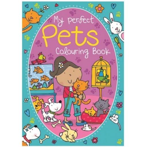 Squiggle A4 My Perfect Pets Colouring Book