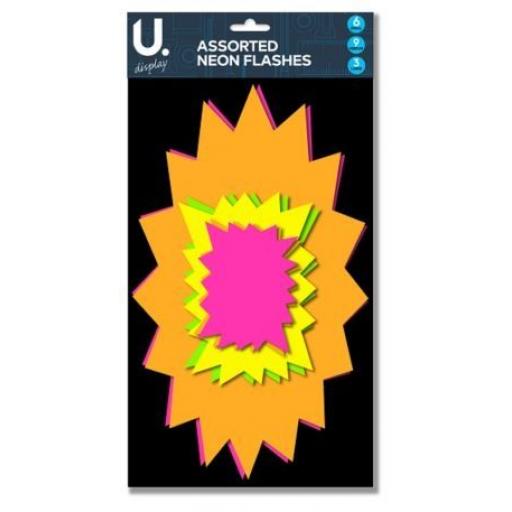U. Assorted Neon Flashes - Pack of 21