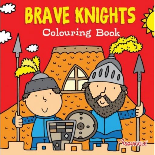 Squiggle Colouring Book - Brave Knights