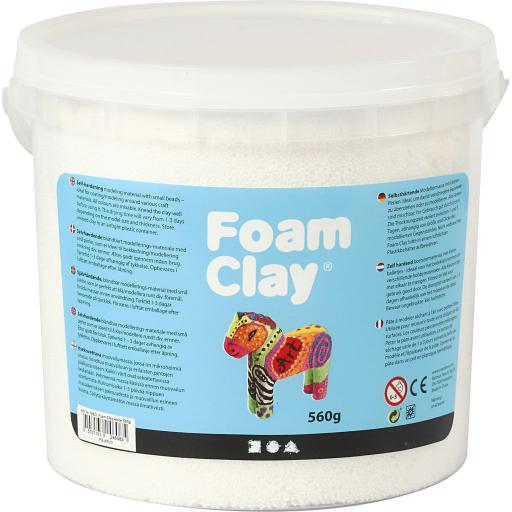 Creativ Foam Clay 560g Bucket - White