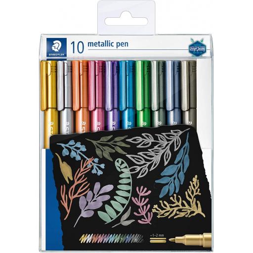 Staedtler Metallic Marker Pens - Pack of 10