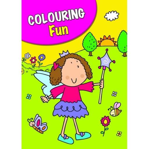 Squiggle A4 Colouring Fun Assorted Designs - Fairy Cover