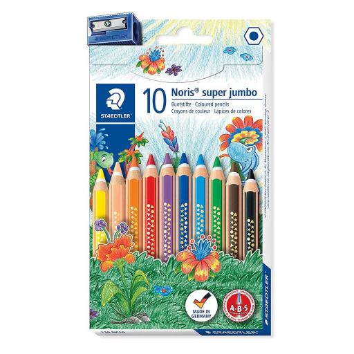Staedtler Noris Club Jumbo Colour Pencil - Box of 10