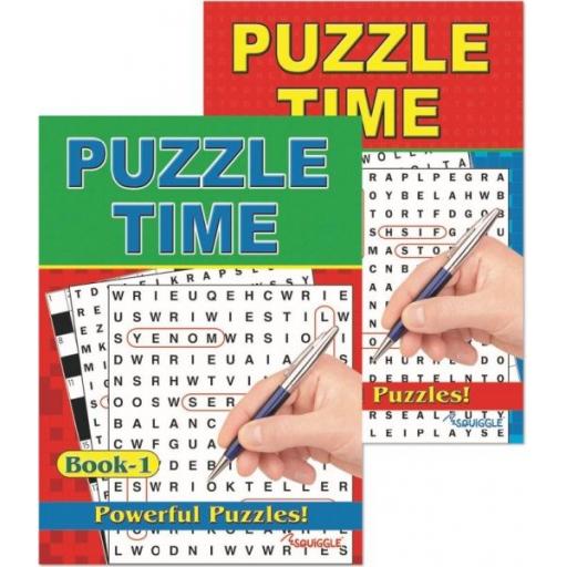 Squiggle A4 Puzzle Time Book - 1 Random Book