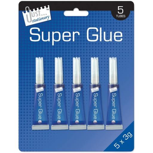 JS Super Glue Tubes 3g - Pack of 5