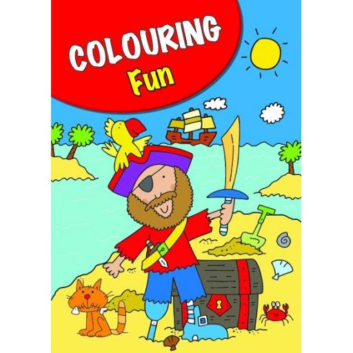 Squiggle A4 Colouring Fun Assorted Designs - Pirate Cover