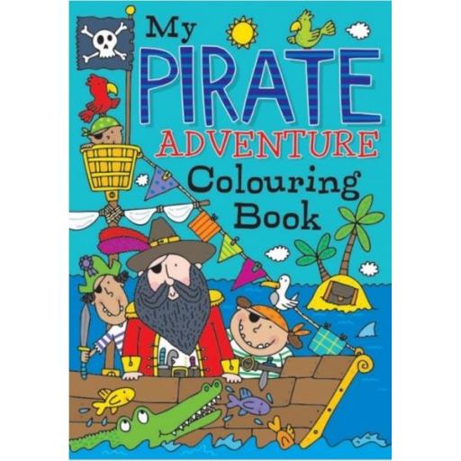 Squiggle A4 My Pirate Adventure Colouring Book