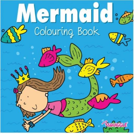 Squiggle Colouring Book - Mermaid