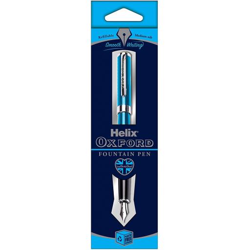 Helix Oxford Fountain Pen - Light Blue