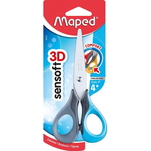 Maped Sensoft Right Handed Scissors - 13cm