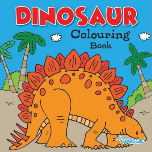 Squiggle Colouring Book - Dinosaur