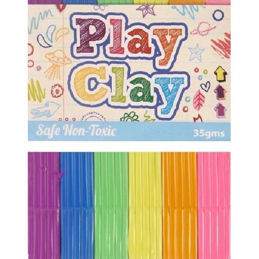 Play Clay Assorted Colours - 35g Pack