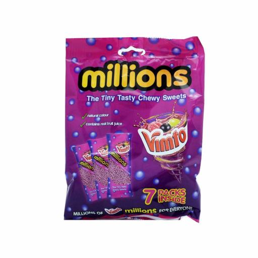 Millions Multi-Pack Vimto 105g - 7 Mini Bags