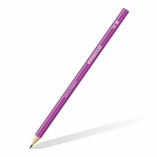 Staedtler Neon Barrel HB Grade Pencils Purple - Pack of 12