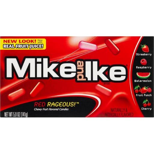 Mike & Ike Theatre Box Red Rageous 141g