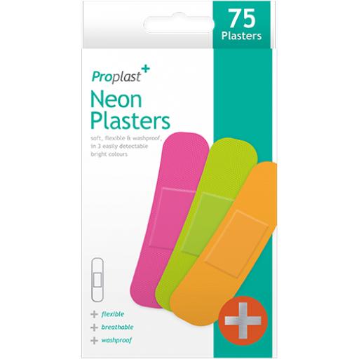Proplast Neon Plasters - Pack of 75