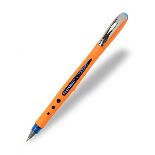 Stabilo Worker+ Rollerball Pen, Med - Blue