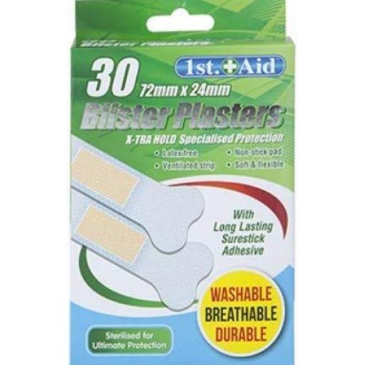 PMS 1st Aid Blister Plasters - Pack of 30