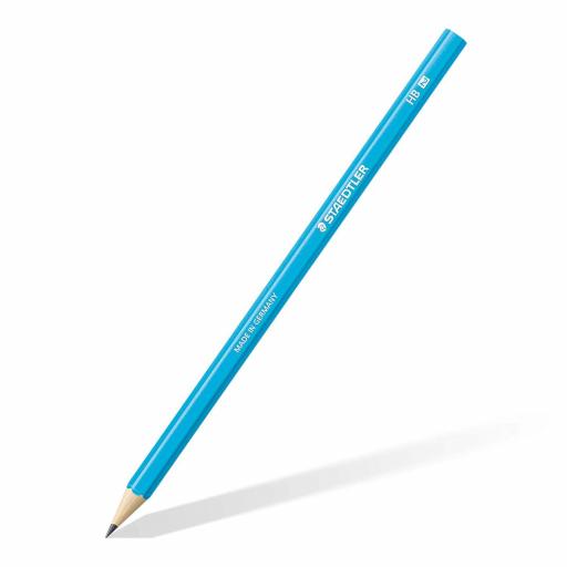 Staedtler Neon Barrel HB Grade Pencils Blue - Pack of 12