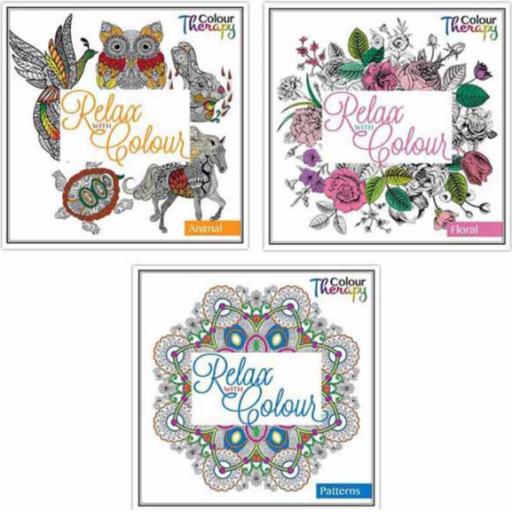 Tallon Colour Therapy Anti Stress Series 1 Colouring Book