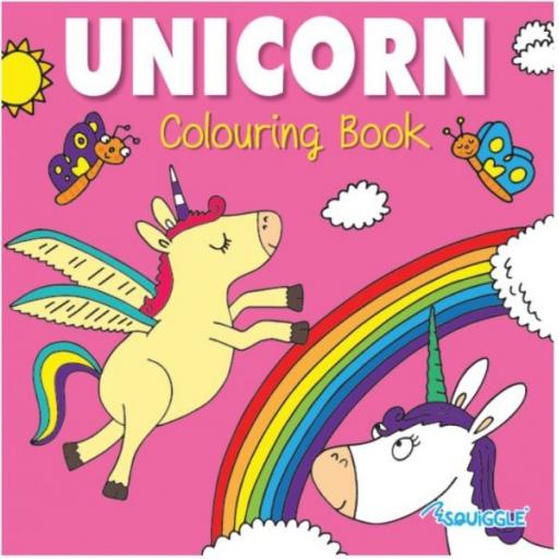 Squiggle Colouring Book - Unicorn