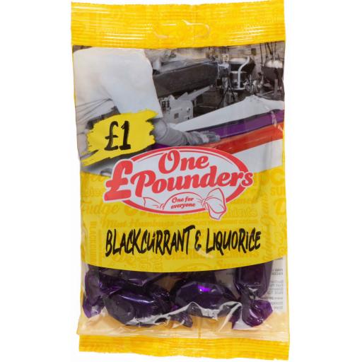 One Pounders - Blackcurrant & Liquorice 150g *BBE 07/22