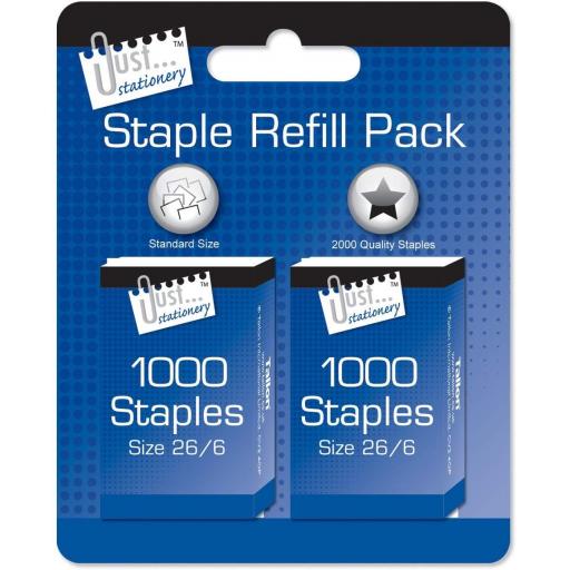 JS Staple Refill Pack 20/6 - Pack of 2000