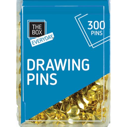 The Box Drawing Pins - Pack of 300