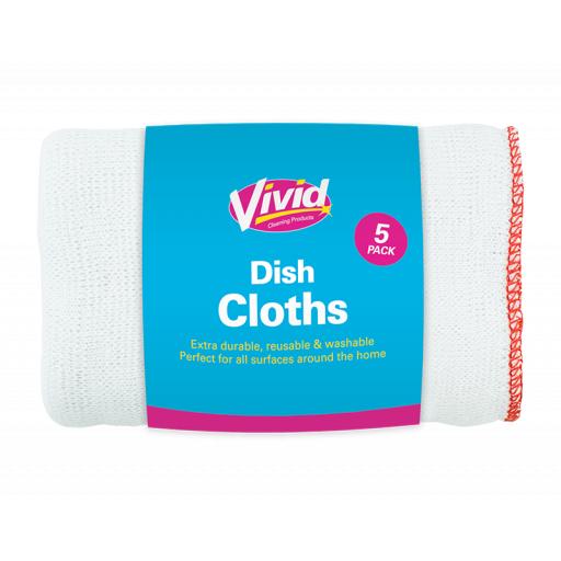 Vivid Dish Cloths - Pack of 5
