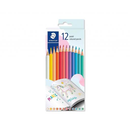 Staedtler Woodfree Colouring Pencils Pastel - Pack of 12
