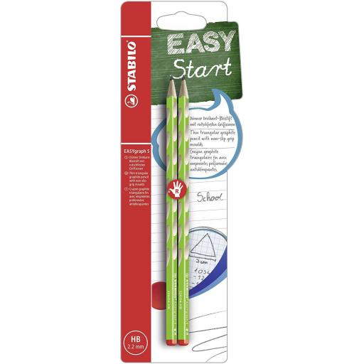 Stabilo Easygraph S Pencils, HB 2.2mm - Green