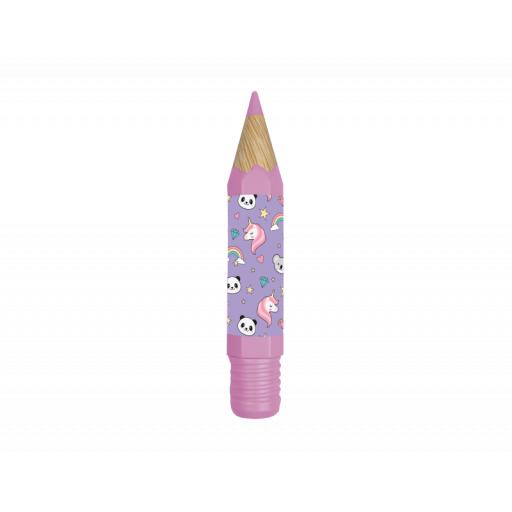 The Box Unicorn Pencil Tube with Colouring Pencils - Pack of 10