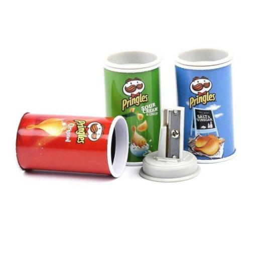 Pringles One Hole Cannister Sharpener - Assorted Colours