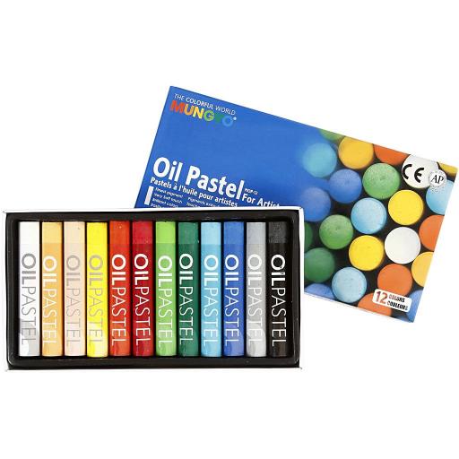 Mungyo Oil Pastels - Pack of 12