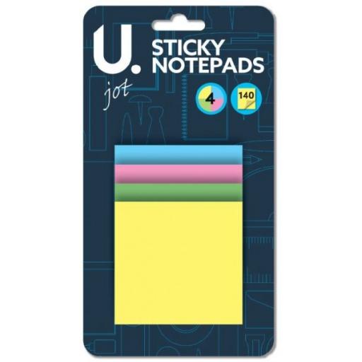 U. Sticky Notepads - Pack of 140